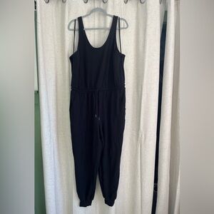 ATHLETA Barely worn black jogger jumpsuit
